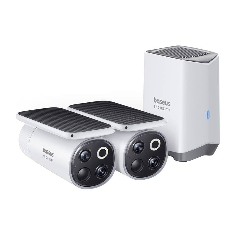 Baseus S1 Pro 3K Dual outdoor camera (white) - Product Image 2