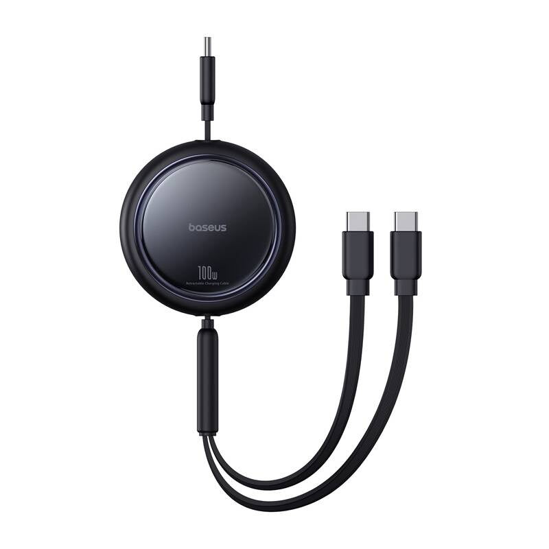 Kabel USB-C 2W1 Baseus Bright Mirror, C+C / 100W / 1m (czarny) - Product Image 1