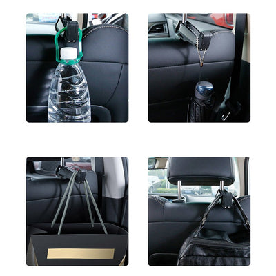 Baseus backseat vehicle holder car hanger phone holder 4.0''-6.5'' for the headrest black (SUHZ-A01)