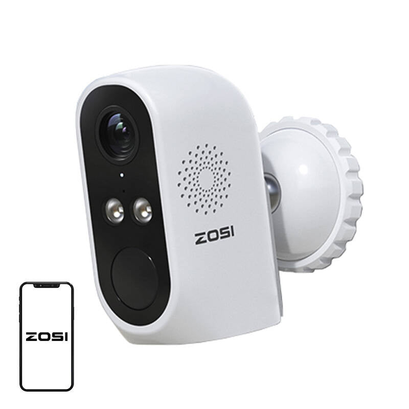 Outdoor IP camera with solar panel ZOSI C1Pro WiFi 3MP IP66 - Product Image 1