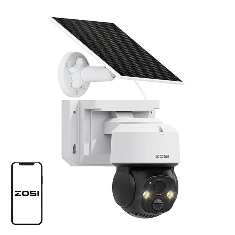 Outdoor IP camera with solar panel ZOSI C2914 WiFi 4MP IP66 - Product Image 1
