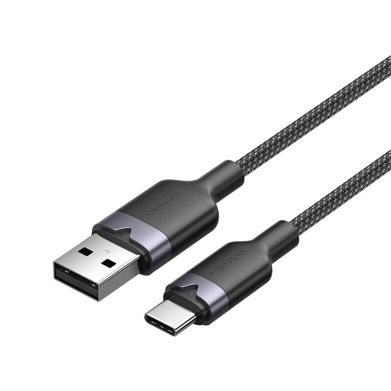 USB 2.0 A to USB-C 3A cable Vention CTNBF 1 M (black) - Product Image 1