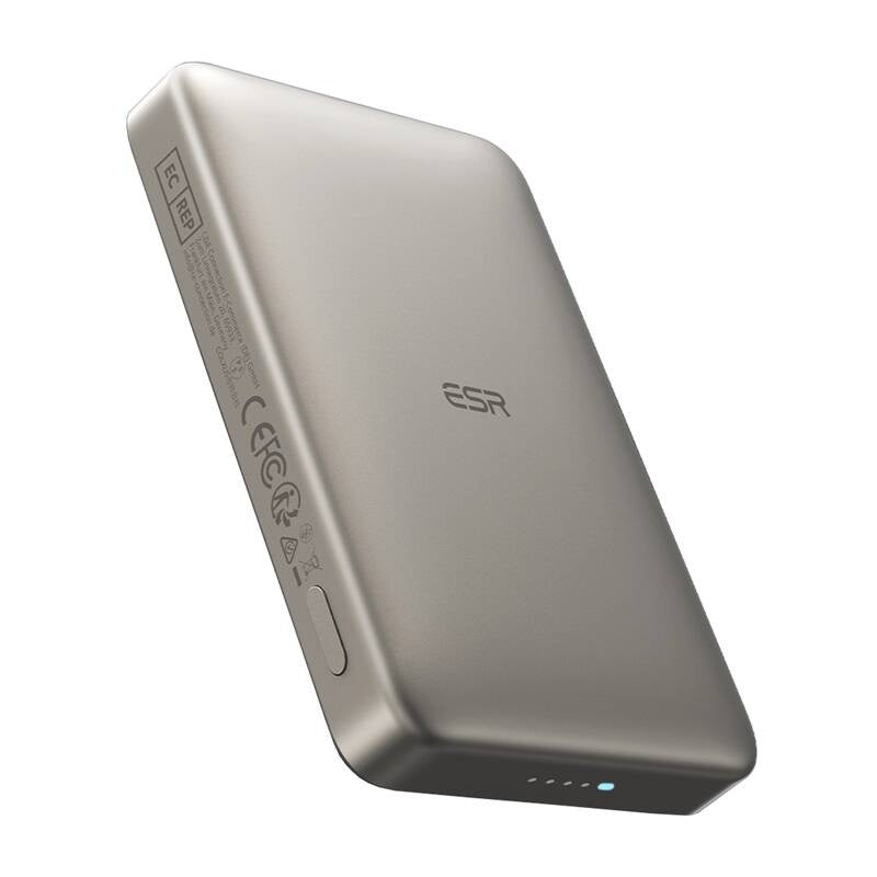 ESR Qi2 MagSlim 10000 mAh magnetic powerbank (sand) - Product Image 1