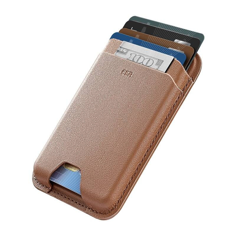 ESR HaloLock magnetic wallet (brown) - Product Image 1
