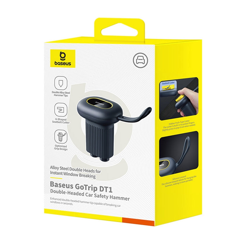 Baseus GoTrip DT1 Car Safety Hammer Black - Product Image 7