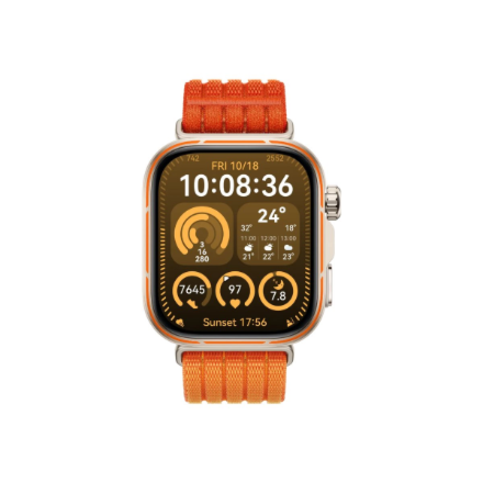 Huawei Watch FIT 5 Pro, Orange, Niki-B29W | Huawei