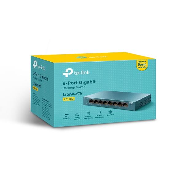 Switch TP-LINK TP-LINK LS108G LS108G 8x10Base-T / 100Base-TX / 1000Base-T LS108G
