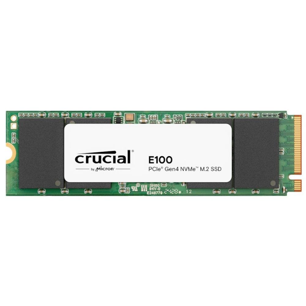 SSD CRUCIAL E100 480GB M.2 PCIe Gen4 NVMe 3D NAND Write speed 2500 MBytes/sec Read speed 4500 MBytes/sec CT480E100SSD8