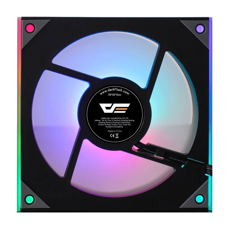 Darkflash DM8 ARGB Cooling Fan (Black) - Image 2