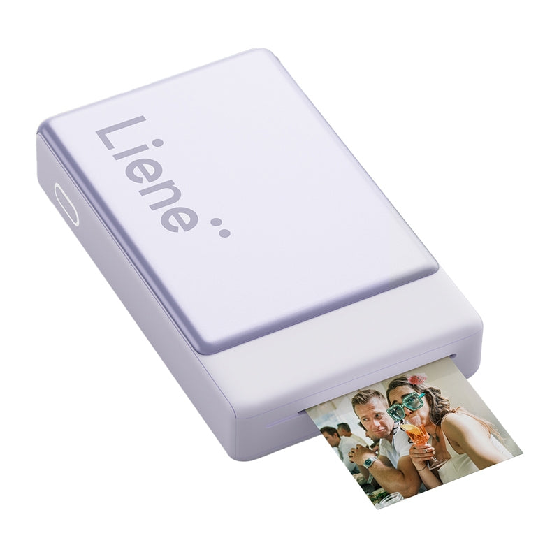 LIENE Pearl N200 Pro 2x3" Portable Photo Printer (Purple) - Image 5