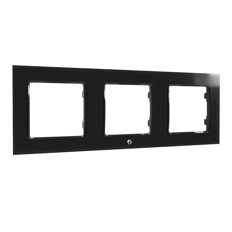 Shellly Switch Frame Triple (Black) - Image 1