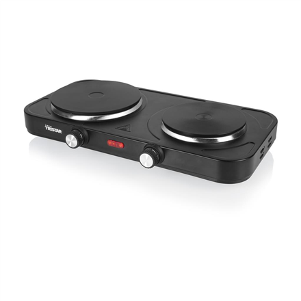 Tristar Table Hob | KP-6152 | Number of burners/cooking zones 2 | Electric | Black