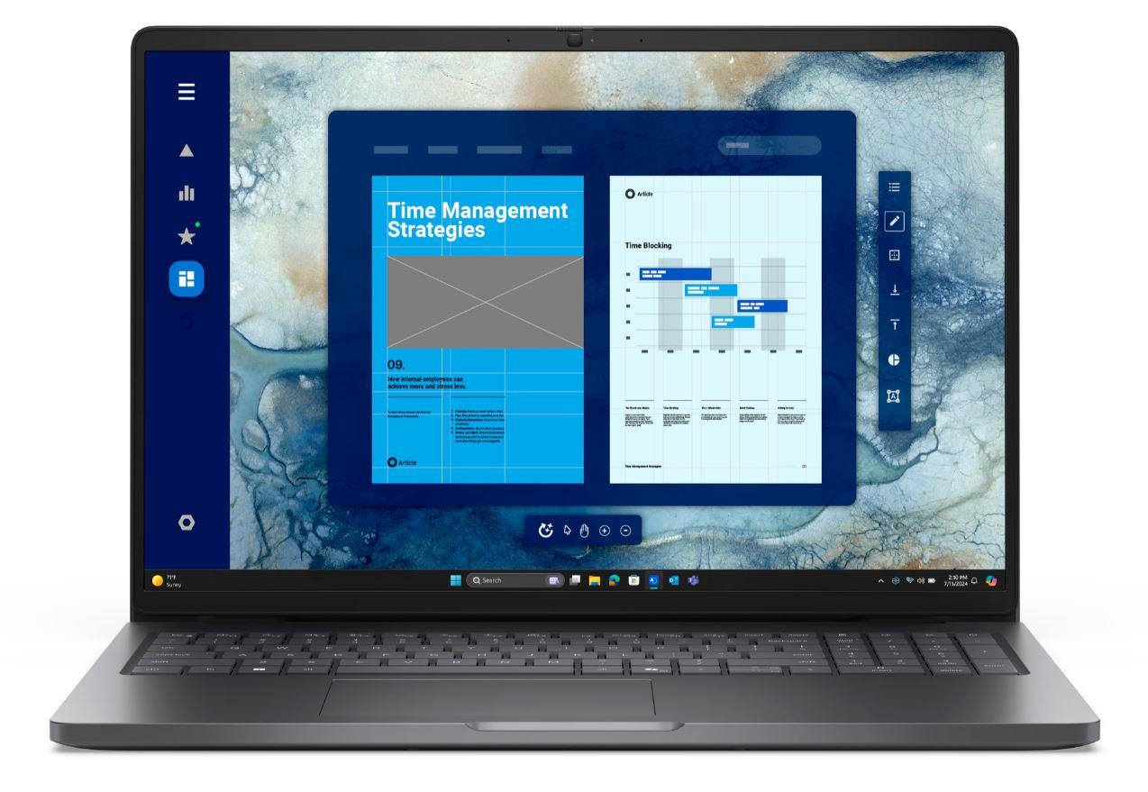 Notebook DELL Pro 16 Pro 16 (PC16250) CPU Core Ultra u5-235U 2000 MHz 16" RAM 16GB DDR5 5600 MHz SSD 512GB Intel Graphics Integrated NOR Smart Card Reader Windows 11 Pro 1.94 kg 210-BQPL_1022053493/2_N