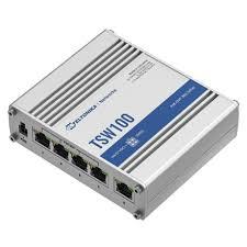 Switch TELTONIKA TSW100 5xRJ45 PoE+ ports 4 120 Watts TSW100