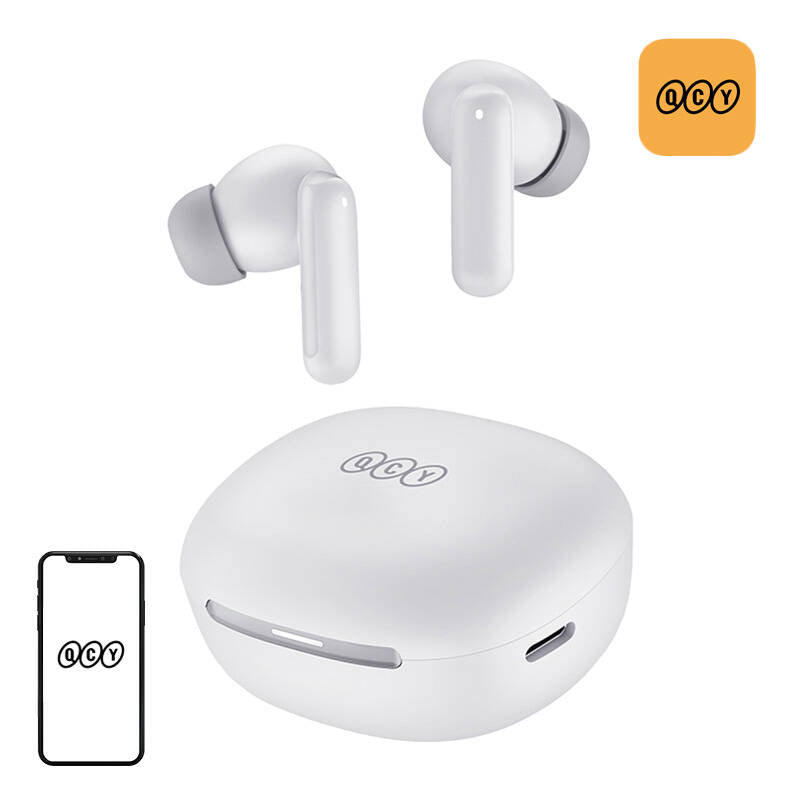 TWS QCY MeloBuds HT16 Headphones (white) - Image 1