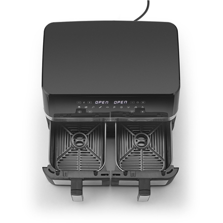 Caso Air Fryer | DuoChef | Power 2200 W | Capacity 14 L | Black