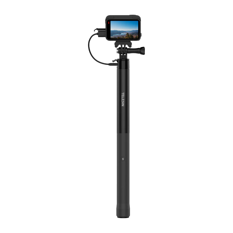 Selfie-stick with Telesin powerbank for sports cameras / smartphones S1-CSS-05 - Image 1
