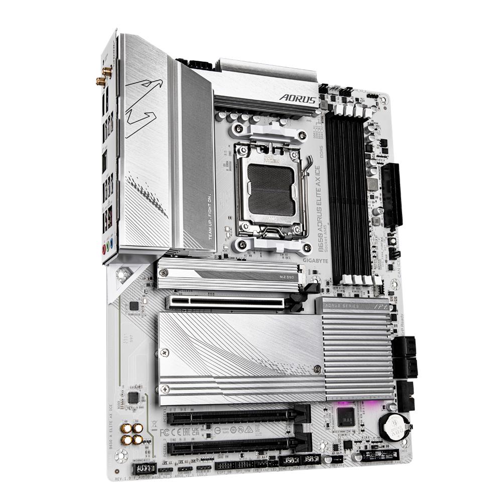 Mainboard GIGABYTE AMD B650 SAM5 ATX Memory DDR5 Memory slots 4 B650AELITEAXICE1.1