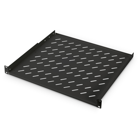 Digitus | 1U Fixed Shelf for Racks | DN-19 TRAY-1-400-SW | The shelves for fixed mounting can be installed easy on the t