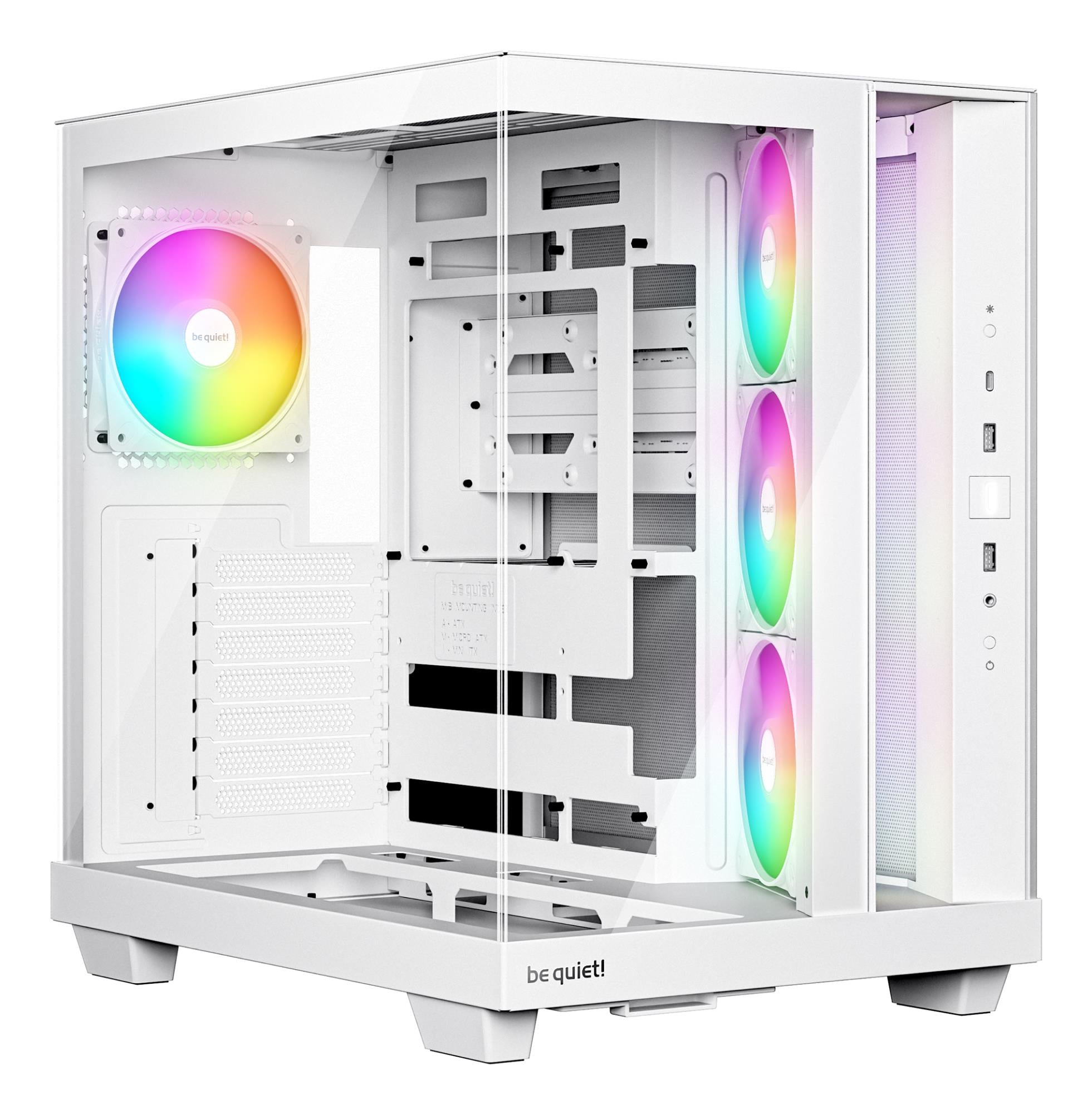 Case BE QUIET ATX/micro ATX/Mini-ITX White Midi Tower PC BGW86