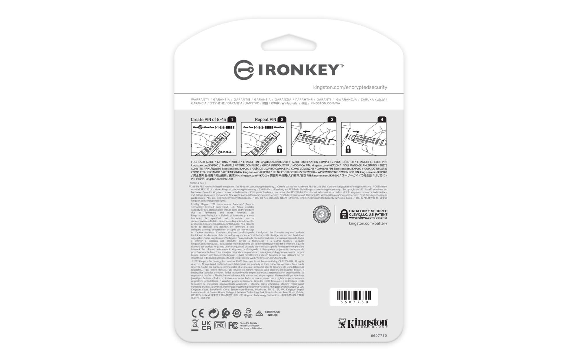 MEMORY DRIVE FLASH USB3.2/16GB IKKP200/16GB KINGSTON