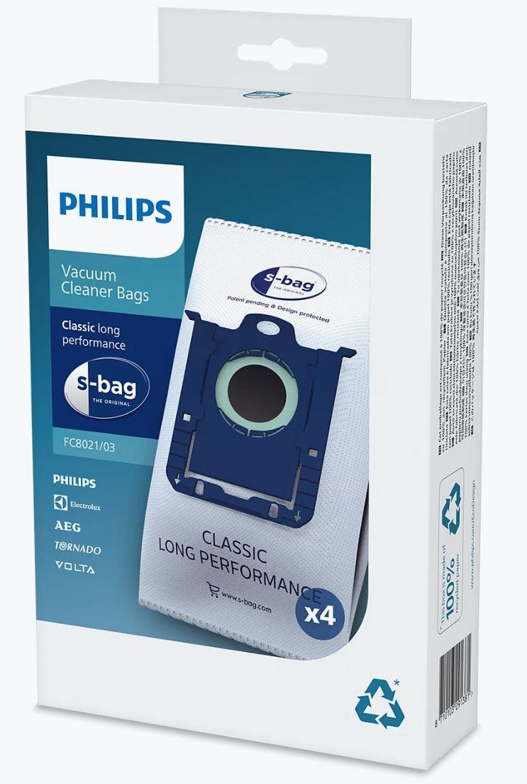 Vacuum Cleaner Accessory PHILIPS Bags FC8021/03