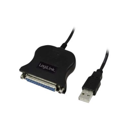 Logilink | USB 2.0 adapter to Paralel (LPT) DB25 , 1,8m | USB-A to LPT USB A male | DB25