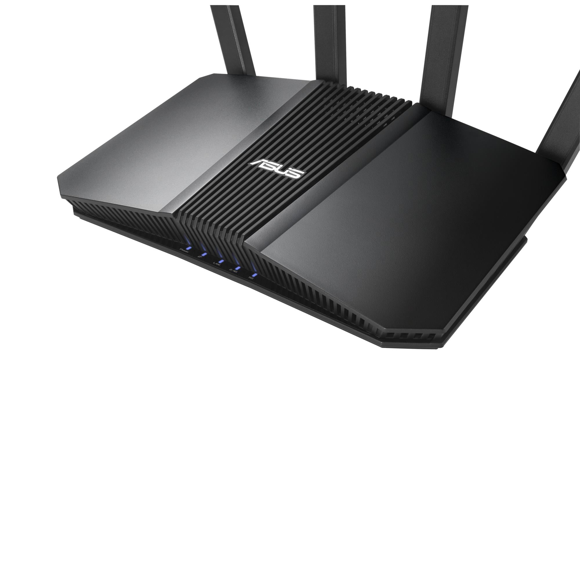 Wireless Router ASUS Wi-Fi 7 (802.11be) Data speed 3600 Mbit/s Ethernet WAN Yes WAN connection type RJ-45 Ethernet LAN Yes 5xLAN ports RT-BE55