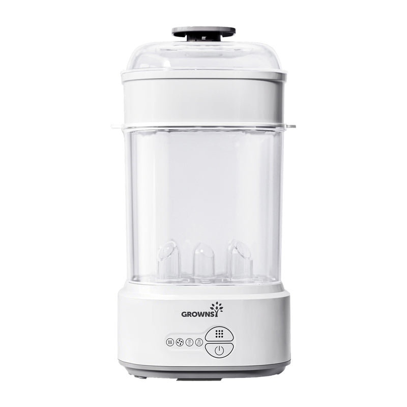Grownsy bottle sterilizer with dryer (gray) - Image 1