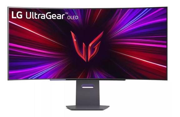 Monitor LG 45GS95QE-B 45" Gaming/Curved/21 : 9 Panel OLED 3440x1440 21:9 240Hz 0.03 ms Swivel Height adjustable Tilt Colour Black 45GS95QE-B