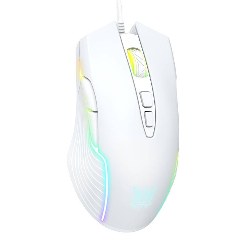 Gaming mouse onikuma CW905 white wired - Image 1