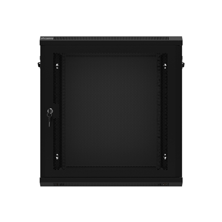 Lanberg | Rack cabinet 19" wall-mount 12U/600x450 with perforated door (flat pack) | WF01-6412-23B | Black