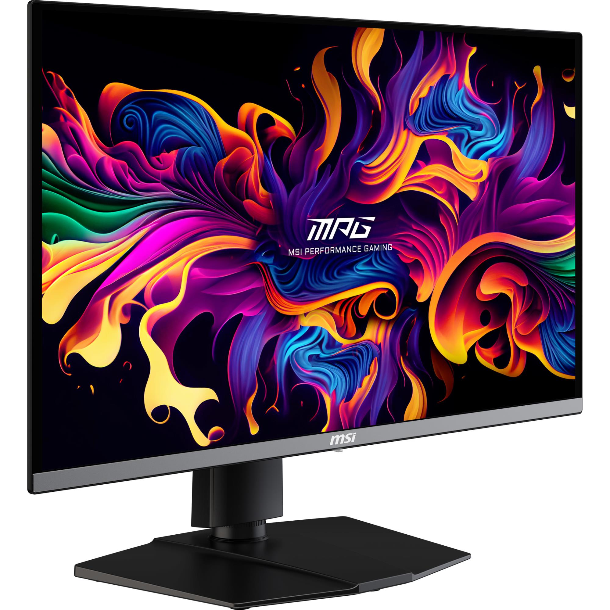 Monitor MSI MPG 271QRX QD-OLED 26.5" Gaming Panel QD-OLED 2560x1440 16:9 360Hz Matte 0.03 ms Swivel Pivot Height adjustable Tilt Colour Black MPG271QRXQD-OLED