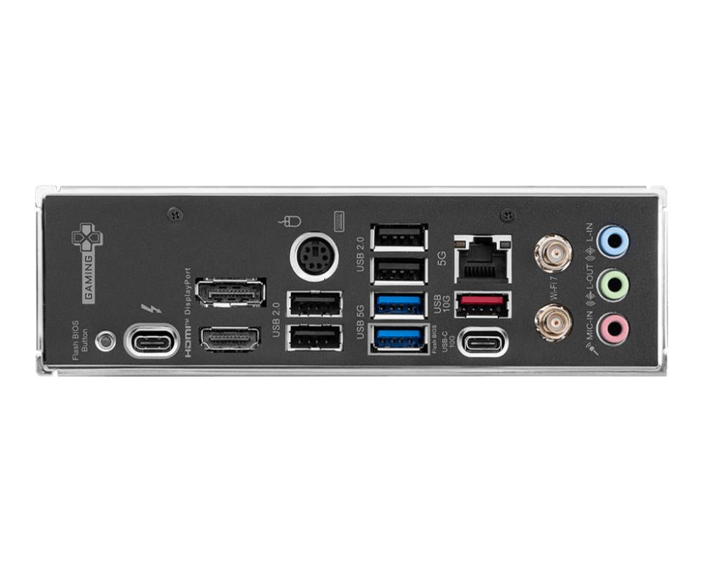 Mainboard MSI Intel Z890 LGA1851 ATX Memory DDR4 Memory slots 4 1xPCI-Express 4.0 1x 2xPCI-Express 4.0 4x 1xPCI-Express 5.0 16x 4xM.2 1xHDMI 1xDisplayPort 4xUSB 2.0 3xUSB 3.2 1xUSB-C 1xUSB-C w/Thunderbolt 1xPS/2 1xRJ45 3xAudio port Z890GAMINGPLUSWIFI