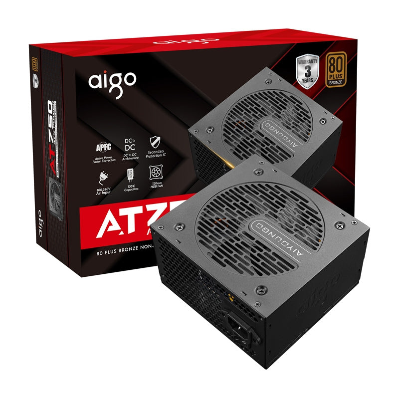 Aigo AT750 computer power supply (black) - Product Image 2