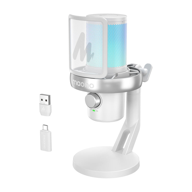 Maono DM40 Pro microphone (white) - Product Image 1