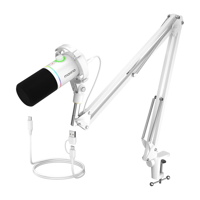 Maono PD200XS microphone (white) - Product Image 1