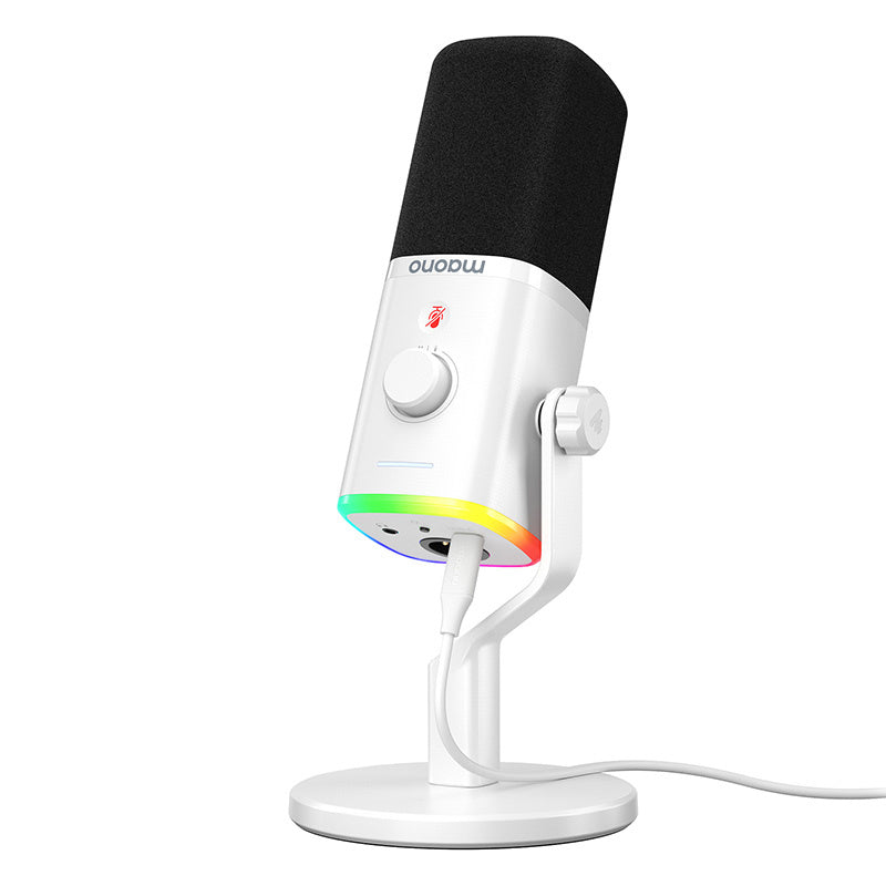 Maono PD100X microphone (white) - Product Image 1
