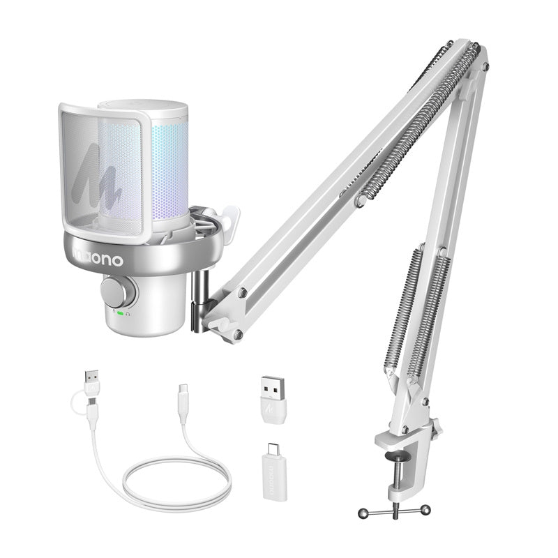 Maono DM40 S Pro microphone (white) - Product Image 1