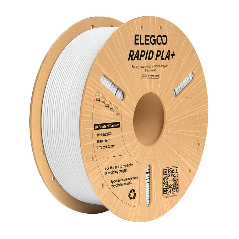 ELEGOO Rapid PLA+ Filament (White) - Product Image 1