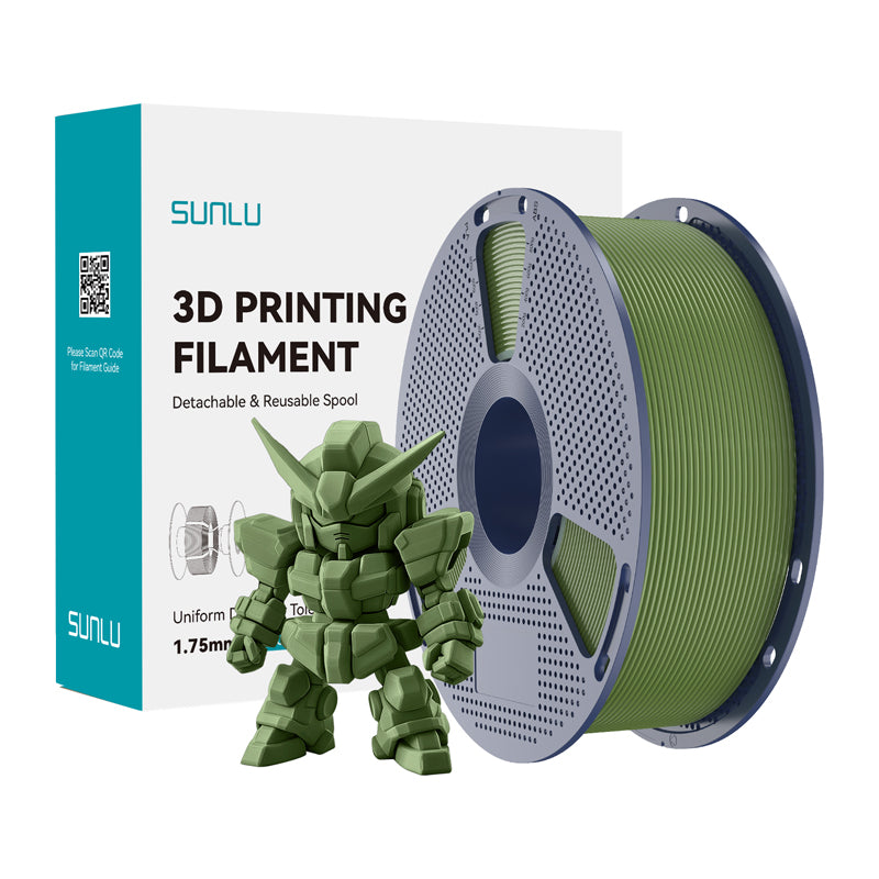 Sunlu PLA+ 2.0 Filament (Olive) - Image 1