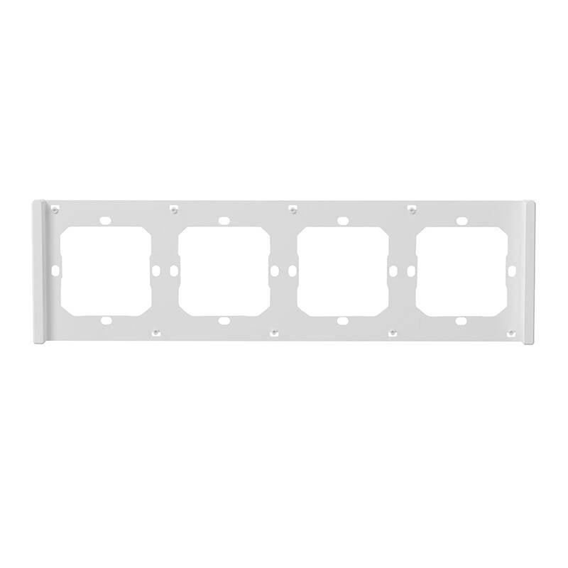 Frame for switch M5 80 quadruple 4-fold SONOFF M5-4C-80-FW (white) - Image 1