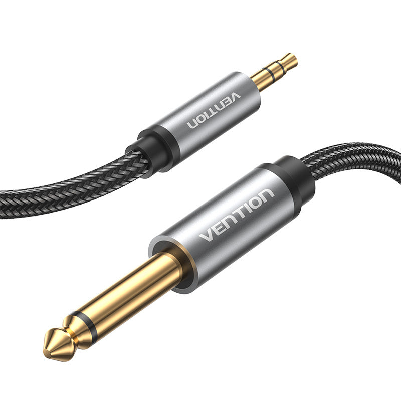 Audio cable mini jack 3.5mm male to jack 6.35mm male Vention BCYHF 1m