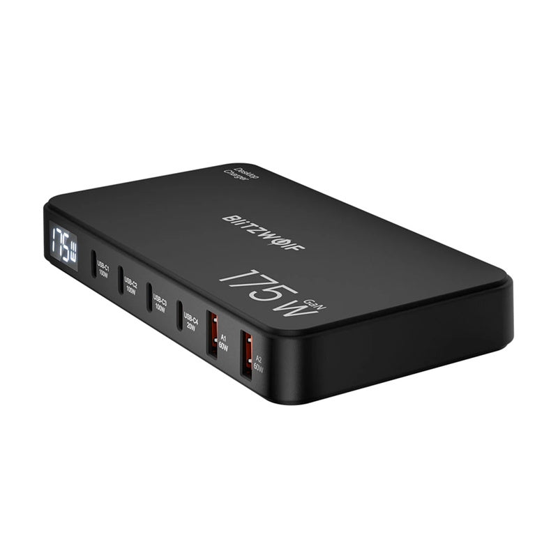 Blitzwolf BW-S30 6-in-1 Charging Station 4xUSB-C + 2xUSB 175W - Product Image 3