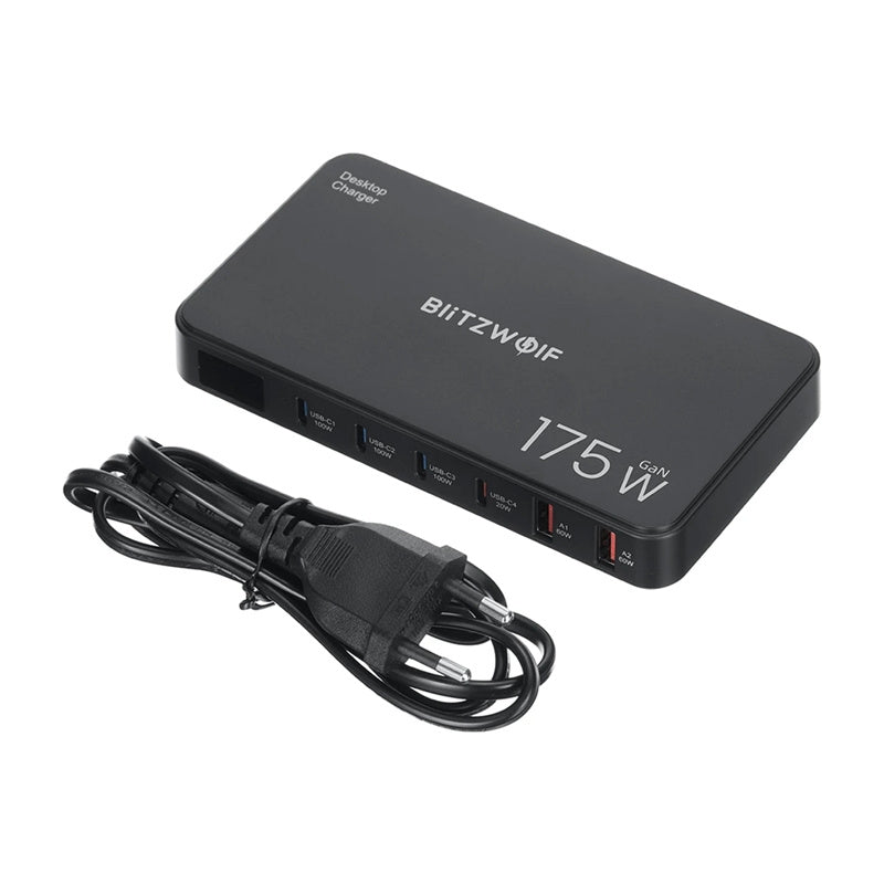Blitzwolf BW-S30 6-in-1 Charging Station 4xUSB-C + 2xUSB 175W - Product Image 2