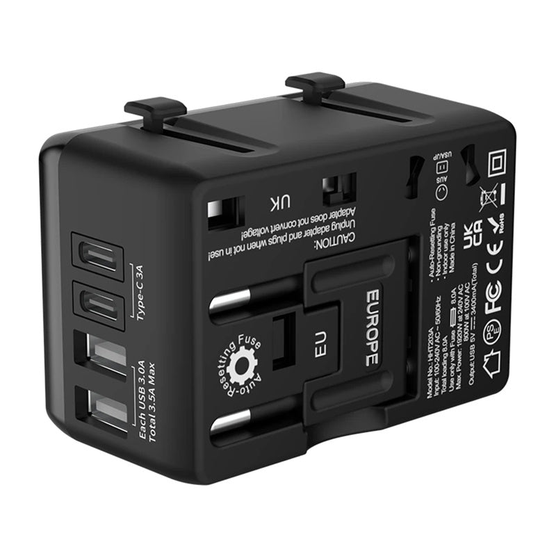 Blitzwolf BW-TA1 4-in-1 Travel Adapter 2xUSB + C + PD 20W - Product Image 4