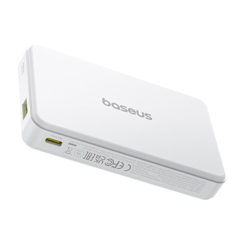 Baseus Airpow2 Qi2 magnetic powerbank 10000mAh 22.5W (white) - Product Image 4
