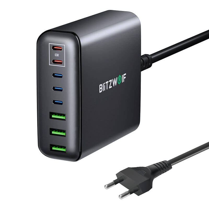 Wall charger Blitzwolf BW-S26 250W (black) - Image 1