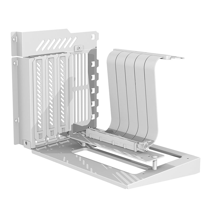 Darkflash DY470 Computergehäuse (weiß) + 4 Lüfter + GPU-Halterung