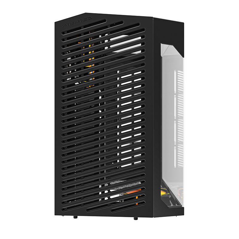 Darkflash DY470 Computergehäuse (schwarz) + 4 Lüfter + GPU-Halterung